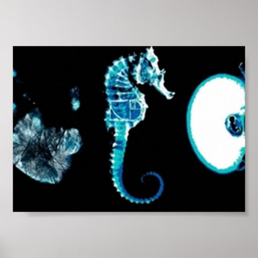 Poster Glyphes franges (Devant)