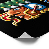 Poster Glyphes mayas (Coin)