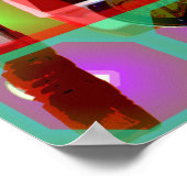 Poster GMT 24 Heures Project Pop soft Psychedelic Frame P (Coin)