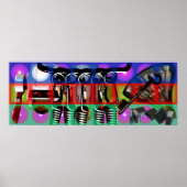 Poster GMT 24 Heures Project Pop soft Psychedelic Frame P (Devant)
