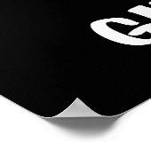 Poster Gnomaste Zen Yoga Jardin Méditation Gnome (Coin)