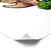 Poster Gnome de joueur de la Saint-Patrick (Coin)