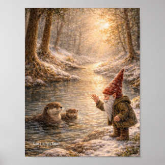 Poster Gnome et Loutre