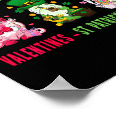 Poster Gnome Joyuse Saint-Valentin Saint-Patrick Pâques J (Coin)