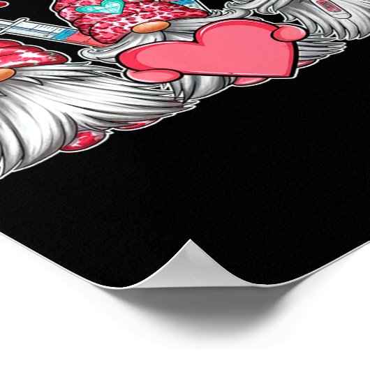 Poster Gnome Nurse Scrub Valentine Rn Icu Er Valentines D (Coin)