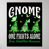 Poster Gnome One combat seul Cerveau invalidants (Devant)