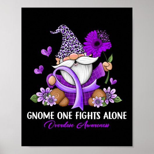 Poster Gnome One combat seul la sensibilisation à la surd (Devant)