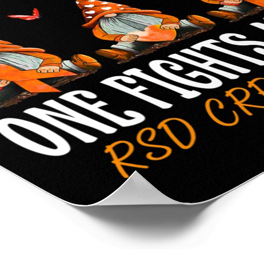 Poster Gnome One combat seul RSD Sensibilisation aux CRPS (Coin)