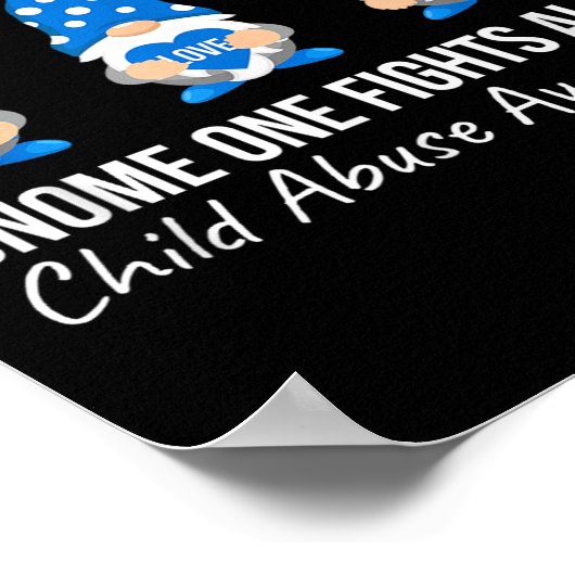 Poster Gnome One combat seul Sensibilisation à la maltrai (Coin)