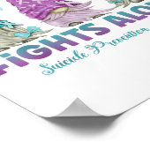 Poster Gnome One Fights Alone Suicide Prevention Awarenes (Coin)