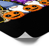 Poster Gnome Squelette Lazy Costume d'Halloween Cute Citr (Coin)