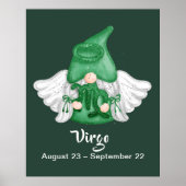 Poster Gnome Virgo Astrologie Signal Angel 40" x 50" Post (Devant)