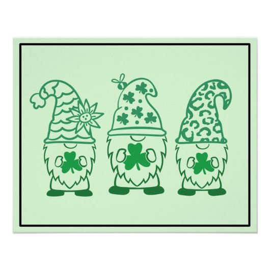 Poster Gnomes de la Saint-Patrick-67845 (Devant)