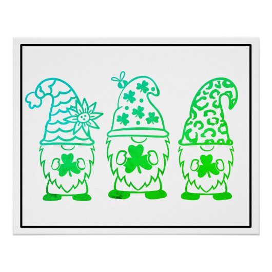 Poster Gnomes de la Saint-Patrick-67845 (Devant)