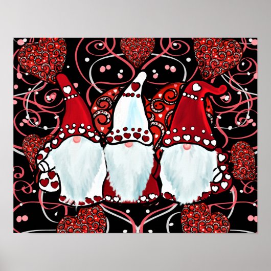 POSTER GNOMES DE LA SAINT-VALENTIN   (Devant)