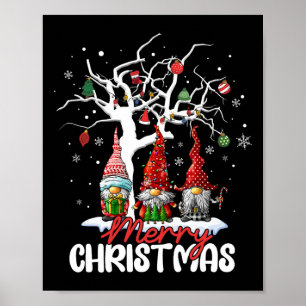 Poster Gnomes de Noël Fête Hommes de famille Femmes