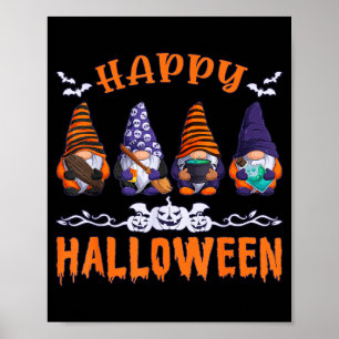 Poster Gnomes d'Halloween Joyeux Halloween