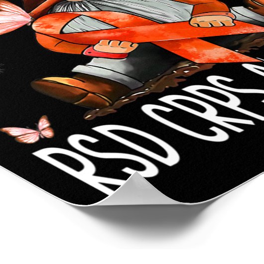 Poster Gnomes I'm A Warrior Rsd Crps Sensibilisation Papi (Coin)