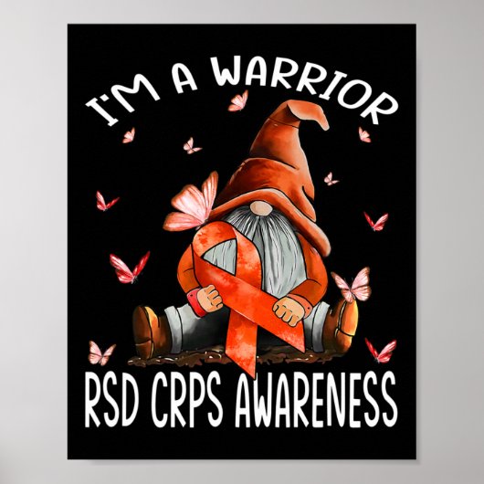 Poster Gnomes I'm A Warrior Rsd Crps Sensibilisation Papi (Devant)
