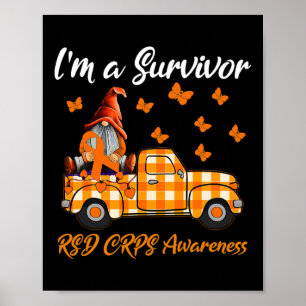 Poster Gnomes Je suis un survivant Rsd Crps sensibilisati
