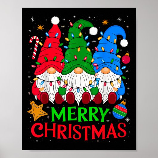 Poster Gnomes Joyeux Noël Joyeux Noël (Devant)