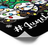 Poster Gnomes mignons Tout Est Bon Déjeuner De Noël (Coin)