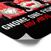 Poster Gnomes On combat seul La Sensibilisation Au Vih (Coin)