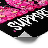 Poster Gnomes Soutien Squad Sensibilisation au cancer du (Coin)