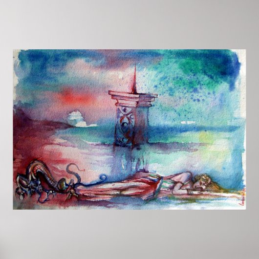 POSTER GNOMON ET DAME DU LAC (Devant)