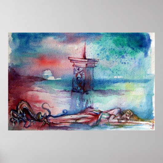 POSTER GNOMON ET DAME DU LAC (Devant)