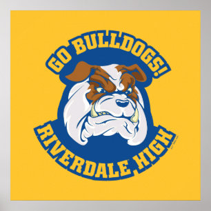 Poster Go Bulldogs - Riverdale High
