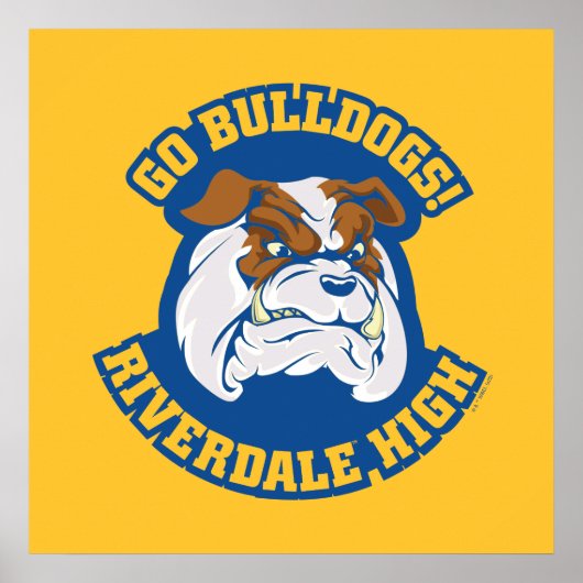 Poster Go Bulldogs - Riverdale High (Devant)