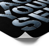 Poster Go Fact Yourself Funny Slogan Science Steel Engine (Coin)