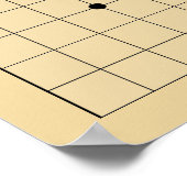 Poster Go Game Board (19x19) (Vers 2) (Coin)