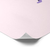 Poster Go Get'em Tiger Orange Rose Purple Inspirational (Coin)