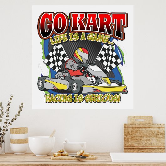 Poster Go Kart Life (Cuisine)