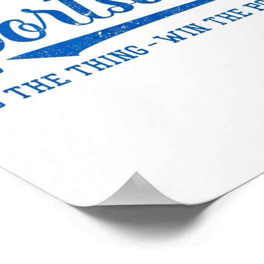 Poster Go Srtsball! Do The Thing Win The Ints - Funny Srt (Coin)