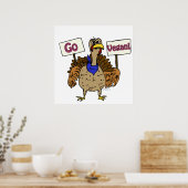 Poster Go Vegan - Parler de Turquie (Cuisine)