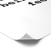 Poster Go vegan Rien n'a le goût d'être bon (Coin)