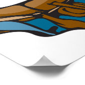 Poster Goalie de hockey (Coin)