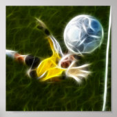 Poster Goalkeeper en action (Devant)