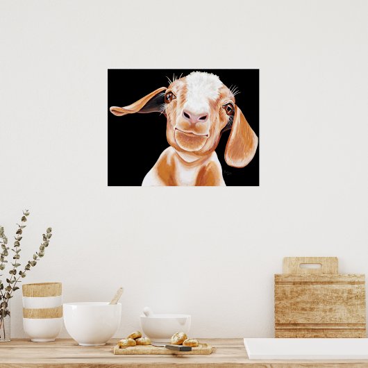 Poster Goat love (Cuisine)