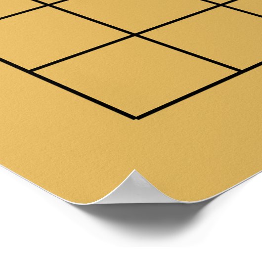 Poster Goban Zazzle Print (Coin)