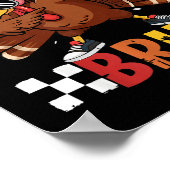 Poster Gobble Gobble Bruh Funny Thanksgiving Turkey Dab B (Coin)