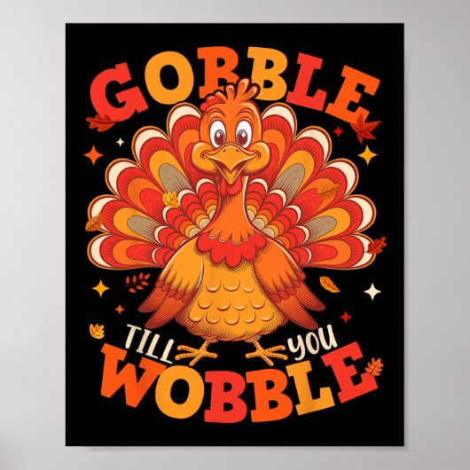 Poster Gobble jusqu'à ce que vous tourbillonnez la Turqui (Devant)