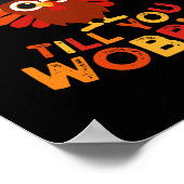 Poster Gobble Til You Wobble Funny Turkey Thanksgiving Da (Coin)