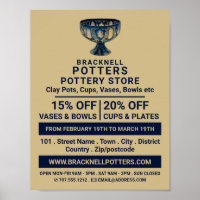 Gobelet en céramique, Boutique de poterie, Potters