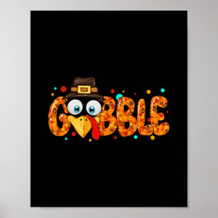 Poster Gobez jusqu'à ce que vous vacilliez Cool Dinde de