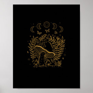 Poster Goblincore Esthétique Académie Cottagecore Champig