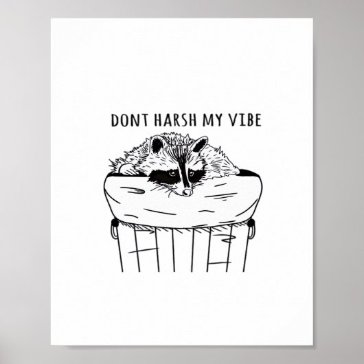 Poster Goblincore Ne Gâche Pas Ma Vibes Classique (Devant)